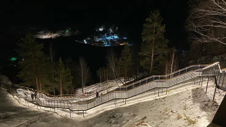 Лестница-рекордсмен на Торгашинском хребте будет закрыта на ремонт 