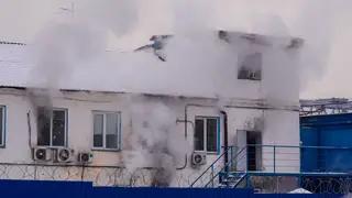 В исправительной колонии №6 в Красноярске произошел пожар