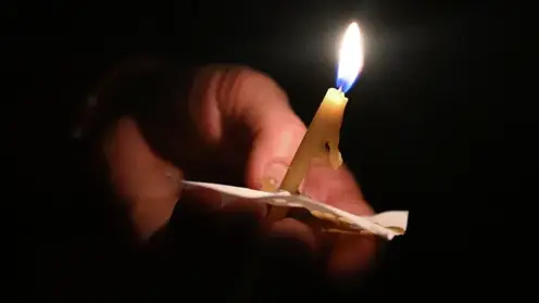В Туве произошел пожар из-за церковной свечи