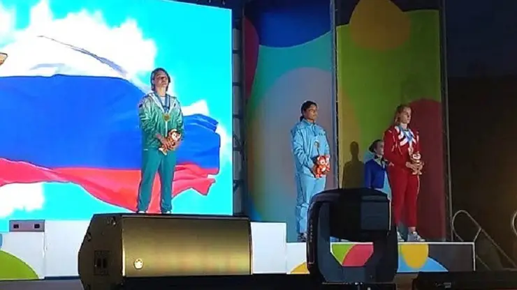 Красноярская дзюдоистка Валерия Соловей выиграла золотую медаль на спортивных играх «Дети Азии» 