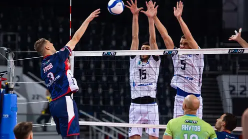Волейбольный «Енисей» уступил в гостевом матче «Нове» из Новокуйбышевска