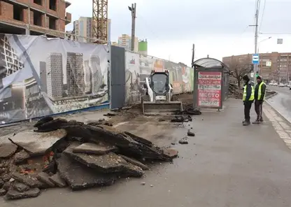 Бордюры на Северном шоссе, Октябрьской и Копылова демонтируют в Красноярске