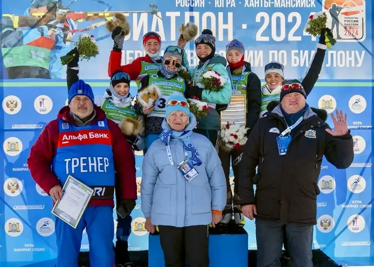 Красноярская биатлонистка Юлия Шеллер стала серебряным призёром юниорского первенства России